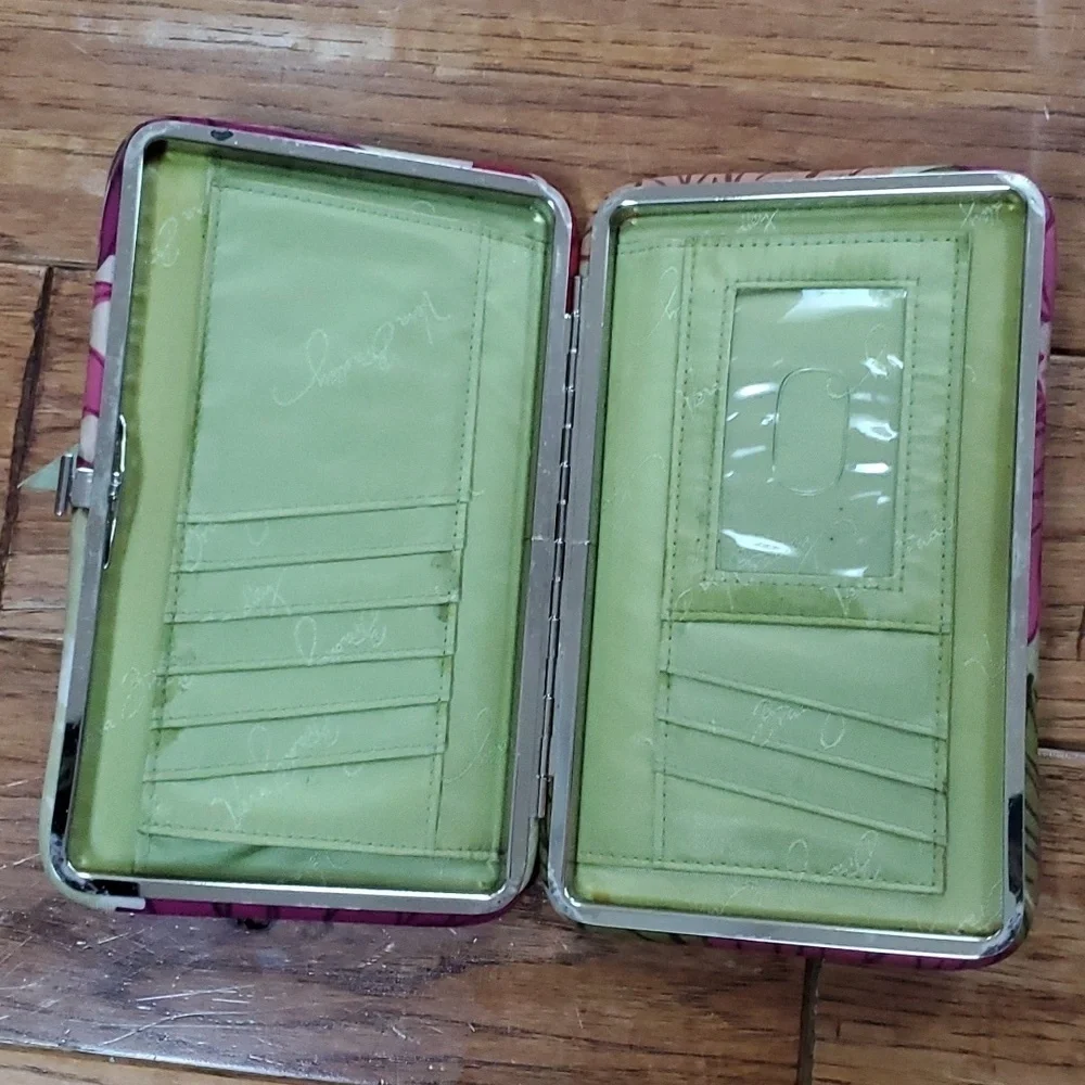 Vera Bradley clasp rectangle wallet